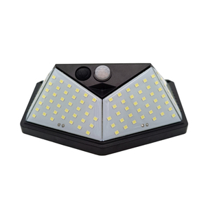 Lampe solaire murale intelligente portable à détecteur de mouvement 3W 5W, carrée ou rectangulaire, noire ou blanche, 3.7V 1.5Ah 3Ah, pour décoration de route à LED - Product Image 1