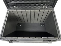 Boîte de transport PE portable à roulettes à prix d'usine pour utilisation sur scène, Flight case économique pour équipement de concert et câbles de signalisation