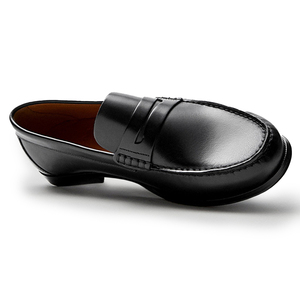 Handgemaakte mocassins van hoogwaardig kalfsleer voor heren, slijtvast, puur casual lederen schoenen voor heren, kantoor, gratis sample - Product Image 4