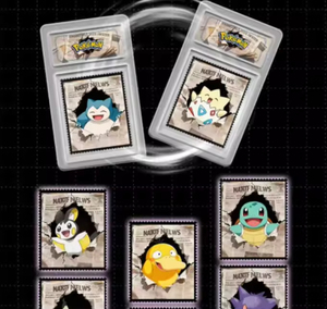 Cartes à collectionner en métal SHIKONG Pokémon, cartes rares d'anime <span class=keywords><strong>Pikachu</strong></span> Eevee Gengare, cartes de jeu pour enfants, cadeaux - Product Image 6