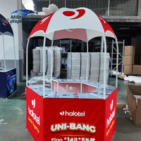 Carpa de mesa promocional pequeña a precio de fábrica, kiosco publicitario, gazebo, marquesina para eventos promocionales al aire libre y exposiciones