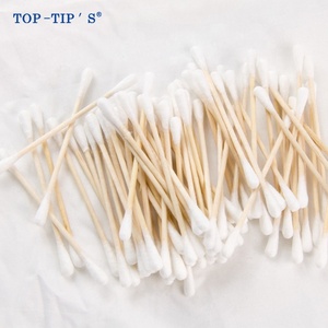 ก้านสำลีติดหูไม้ไผ่พลาสติก,ก้านสำลีแบบสองหัวฉลากส่วนตัว300ชิ้น - Product Image 6
