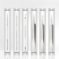VH Sell Kit d'outils professionnels pour l'extraction de points noirs, de boutons, de comédons blancs et d'imperfections, aiguille à acné pour le visage et le nez