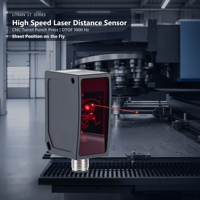Capteur laser DT35 DTOF 1000Hz 10m IP65 pour presse à poinçonner CNC, mesure de distance de positionnement de tôle, direct fabricant sur mesure