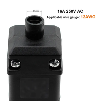 IEC320 C19 C20 16A 250V AC câble d'alimentation électrique connecteur de cordon adaptateur de prise amovible avec boîtier en Nylon prise mâle femelle