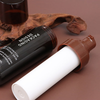 2025 bouteille sans air en plastique PP de luxe 30ml 50ml cylindre shampooing crème eau liquide luxe Lotion pompe bouteille emballage