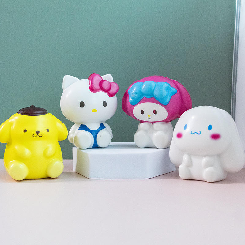 Authentic Kawaii Heart-Shaped Squishy Soft Stress Relief Toy for Kids Cute Girly Slow Rebound TikTok Same Anti-Stress