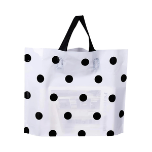 Thân thiện với môi mềm vòng lặp xử lý thực hiện bao bì phân hủy sinh học nhựa mua sắm túi với logo của khách hàng - Product Image 4