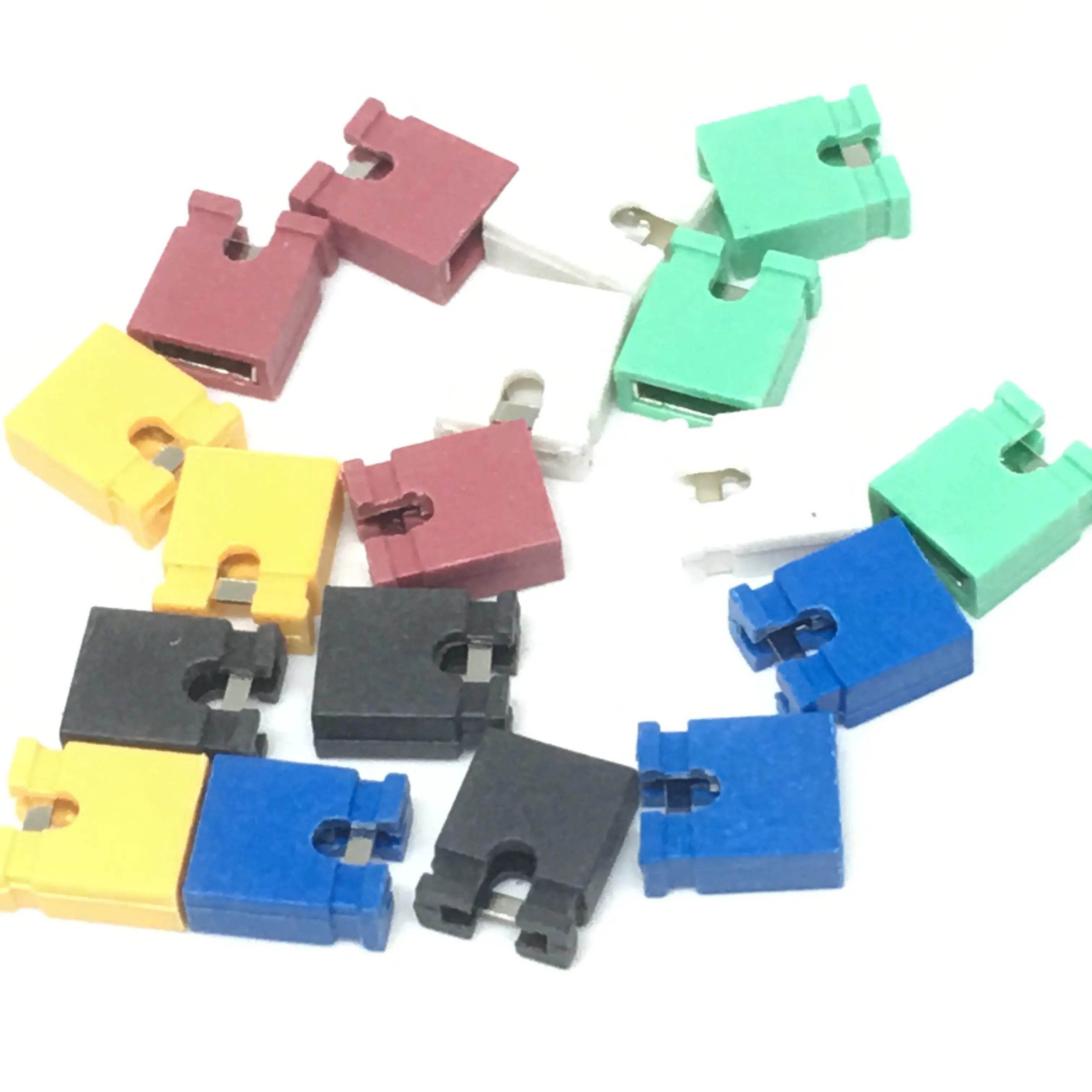 Colorful Pin Header Standard Computer Jumper Blocks Connector 2.54 mm 3 1/2 Hard Disk Drive Motherboard Expansion Card