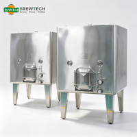 Fermenteur à vin carré de 4000 L, cuve isolée pour une température stable, production de vin de fruits