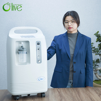 Concentrateur d'oxygène 10 L/min Olive Haute pureté de l'oxygène Concentrateur d'oxygène CE ISO Approuvé Grade médical Pérou De Oxig 10 Litr 3 ans