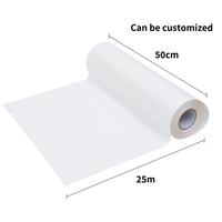 Vinyle thermocollant PU blanc et noir de haute qualité, 61 cm x 25 m, pour vêtements – Meilleures ventes