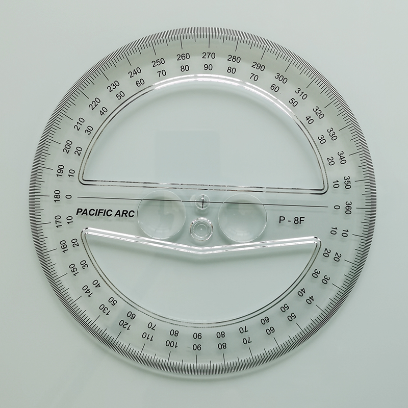 分度器 クツワ メタクリル 分度器 9cm HPP090 10個（直送品） - アスクル