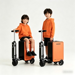 FUTUREJOY Maleta con Carga USB, Maleta Eléctrica para Niños, Maleta Eléctrica, Carro Eléctrico Infantil - Product Image 1