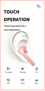 2019 ePro más I12 <span class=keywords><strong>Inpods</strong></span> <span class=keywords><strong>12</strong></span> Macaron <span class=keywords><strong>auricular</strong></span> 5,0 inalámbrico de auriculares de deporte auriculares con micrófono - Product Image 5