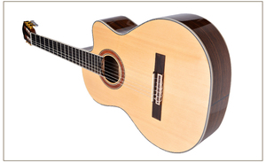 Chitarra Classica Elettrica con Corde in Nylon Cutaway CG-220 Prodotta in Cina Prezzo all'Ingrosso <span class=keywords><strong>di</strong></span> Fabbrica 39 Pollici Misura 4/4 OEM ODM Personalizzabile - Product Image 5
