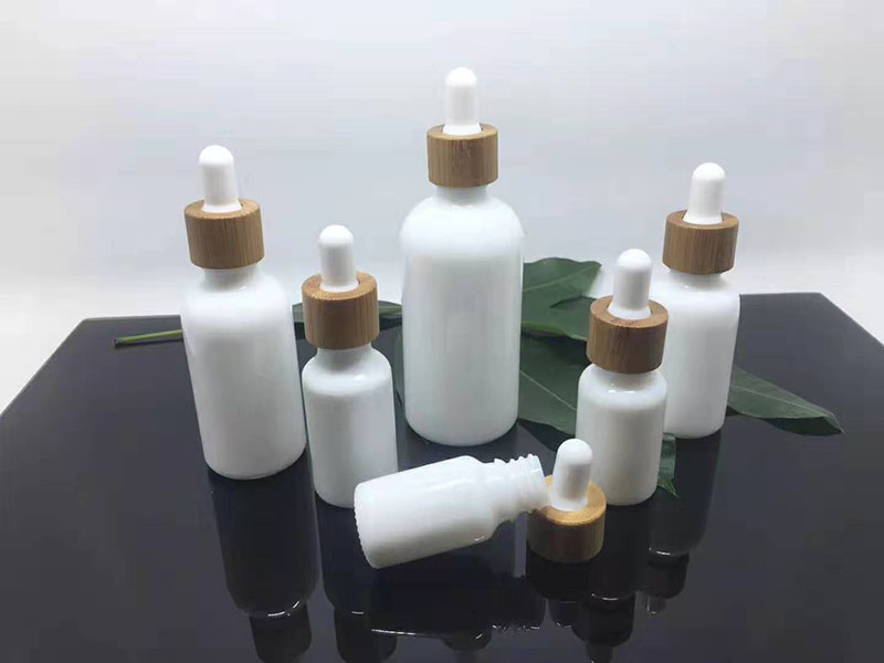 Frosted Glass Cream Biodegradable Cosmetic Jars 0.35oz To 3.5oz Sprayer Pump