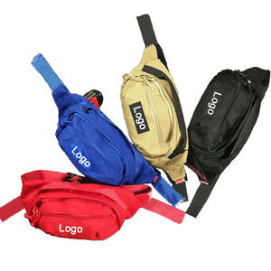 Tas Pinggang Logo Kustom untuk Pria, Kantong Tahan Air dengan Sabuk Pinggang, Tas Selempang untuk Perjalanan, Hiking, Lari, Tas Pinggang dengan Logo yang Dapat Disesuaikan - Product Image 2