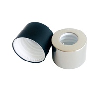 Bouchon diffuseur en aluminium 28/410, bouchon de bouteille en plastique premium, fermeture anti-déversement à torsion, bouteilles d'aromathérapie imprimées en sérigraphie