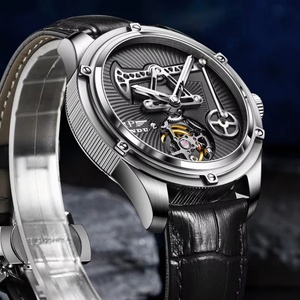 Montre PINDU avec mouvement mécanique Miyata 8215, verre saphir, étanche, luminescent, pour hommes d'affaires - Product Image 6