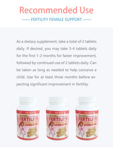 Compléments de Vitamines <span class=keywords><strong>pour</strong></span> la Fertilité Féminine, Booster de Fertilité, 60 Comprimés <span class=keywords><strong>pour</strong></span> <span class=keywords><strong>Tomber</strong></span> <span class=keywords><strong>Enceinte</strong></span> - Product Image 6