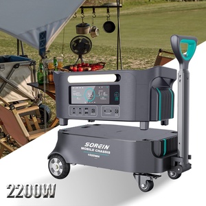 2200W Lfp <b>Battery</b> <b>24V</b> 48V Ac Eu Stock 2000W Camping 2kw Solar Generator Portable Power Station 2200W Lifepo4 Lfp Ba - Product Image 1