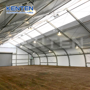 Tente chapiteau en aluminium pour l'extérieur, de grande taille, incurvée, en forme de pêche, pour événements, 15m x 40m - Product Image 6