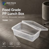 Conteneur alimentaire en PP de qualité alimentaire 750 ml avec couvercle pour la restauration à emporter
