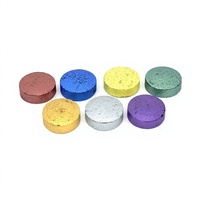 Disques de charbon de bois colorés en bois de fruit légers, à allumage rapide, longue durée de combustion, pour chicha et encens