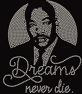 Dreams Never Die (MLK) -คำ<span class=keywords><strong>สั่ง</strong></span>ซื้อที่กำหนดเองการโอนพลอยเทียมแบบกำหนดเอง - Product Image 3