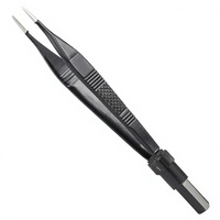 Forceps chirurgicaux dentaires noirs enduites de titane bipolaires pour extraction dentaire, ciseaux parodontaux, kit d'instruments manuels