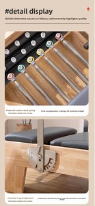 Máquina de Pilates <span class=keywords><strong>Reformer</strong></span> de Madera de Roble Norteamericano, Cama de Madera de Lujo con Base de Madera - Product Image 4