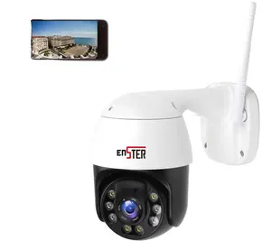 ENSTER 5Ghz Audio bidirezionale Outdoor P2P 1080P Mini PTZ CCTV telecamera Wireless monitoraggio automatico altoparlante microfono integrato