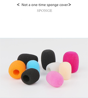 Housse en mousse pour Mini Microphone, 1 pièce, prix d'usine, Mini Microphone, couverture en éponge, Mini housse pour haut-parleur