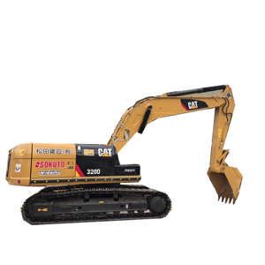 Excavadora CAT usada en buen estado Japón 320D 312 315 313 318 310 Excavadora usada original Cat 320 Máquina en stock a la venta - Product Image 1