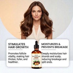 En Stock, Aceite Capilar Orgánico de Batana para el Crecimiento y la Fuerza del Cabello, Marca Privada OEM, Suero Nutritivo Profundo para Cabello Dañado, 118 ml - Product Image 2