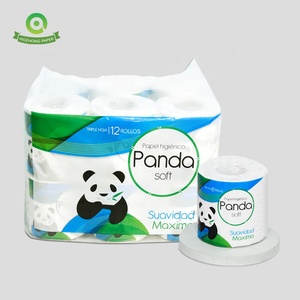 Products Factories Vegan 60 <strong>Panda</strong> Slim Rolling Single Use <strong>Toilet</strong> <strong>Paper</strong> - Product Image 1