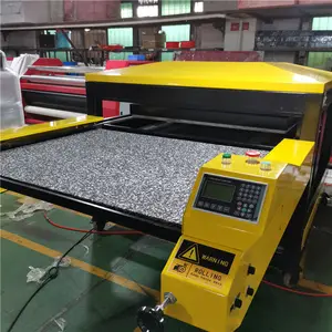 J-máquina de prensado de calor hidráulico, completamente automática, dos estaciones, impresión de tela por sublimación, 100x120