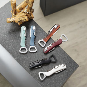 Chất Lượng Cao Đa Chức Năng Bằng Gỗ Xử Lý Rượu Vang Mở Corkscrew Thép Không Gỉ Công Cụ Cho Nhà Bếp Và Thanh Sử Dụng - Product Image 4