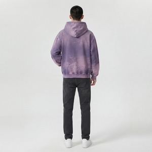 <span class=keywords><strong>Felpa</strong></span> con Cappuccio da <span class=keywords><strong>Uomo</strong></span> Foderata in Pile, Stile Vintage Tie-Dye, con <span class=keywords><strong>Cerniera</strong></span> Doppia, in Maglia Spessa, Streetwear, Personalizzabile, per Commercio all'Ingrosso - Product Image 3