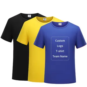 Nieuwe Fiber Materiaal Goede Elasticiteit Mannen T-shirts Ronde Hals T-shirts O-hals T-shirts