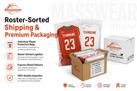 Maillots de basket-ball réversibles, impression par sublimation, personnalisés, double face, respirants, séchage rapide, orange et blanc