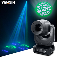Projecteur LED hybride 3-en-1 150W, faisceau spot zoom, éclairage de scène professionnel pour DJ, discothèque et scène
