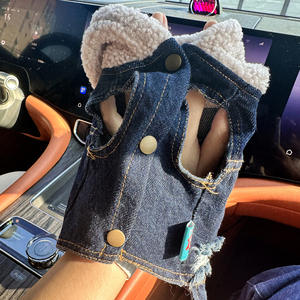 JXANRY Ropa Ecológica para Mascotas - Accesorios de Ropa para Perros y Gatos, Colección de Mezclilla Estilo Casual, Elegante y Adorable, para Cumpleaños y Todas las Temporadas - Product Image 2