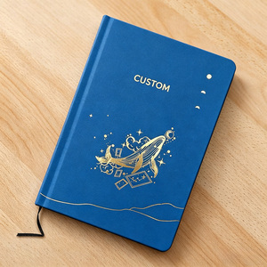 Carnet de voyage en cuir <span class=keywords><strong>à</strong></span> motif personnalisé, journal <span class=keywords><strong>à</strong></span> couverture épaisse, carnet de notes <span class=keywords><strong>baleine</strong></span>, cadeau pour étudiant - Product Image 6