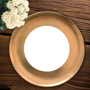 Juego de platos de cerámica para restaurante, vajilla de porcelana blanca y dorada, porcelana china de hueso - Product Image 5