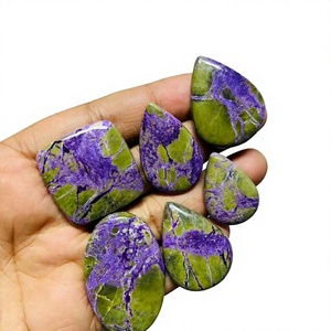 Venta al por mayor FAIJAN GEMS D27 Natural Stichtite cabujón mezcla forma piedras preciosas sueltas con evaluación de terceros para uso en joyería - Product Image 1