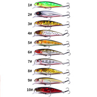 Leurre de pêche hybride en plastique Raylor 88mm 9.2g, flottant, pour eau salée et eau douce, avec yeux 3D holographiques et fonction sonore.