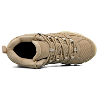 Nouveaux sports de plein air pour hommes chaussures de randonnée à la cheville bottes tactiques et de terrain avec semelle extérieure en caoutchouc et EVA pour le camping