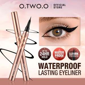 O.TWO.O Eyeliner liquide à tête éponge douce, stylo eyeliner à séchage rapide, imperméable, longue durée, eyeliner miracle pour un effet œil de <span class=keywords><strong>chat</strong></span> - Product Image 1